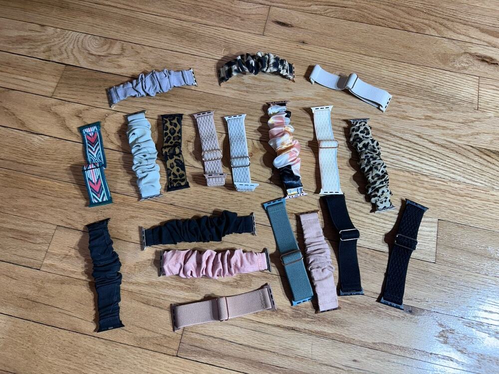 Lot Of 19 Cloth Apple SE Watch Bands